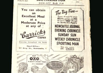 Newcastle v Southampton 15.02.1947