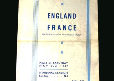 England v France 03.05.1947