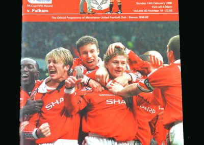 Man Utd v Fulham 14.02.99 (FA Cup Round 5)