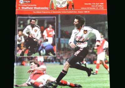 Man Utd v Sheff Wed 17.04.99