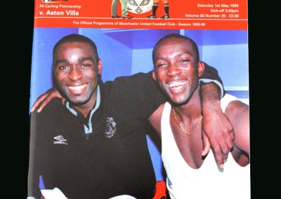 Man Utd v Aston Villa 01.05.99