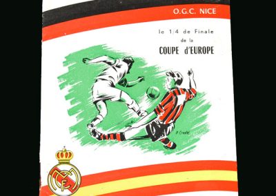 Nice v Real Madrid 04.02.1960 (European Cup Quarter Final)