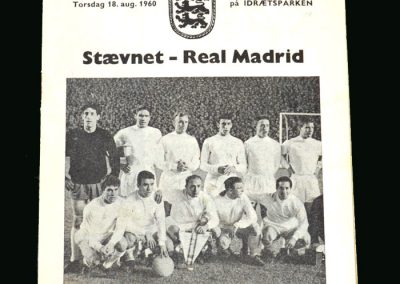 Staevnet v Real Madrid 18.08.1960 (friendly)