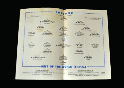England v Rest of the World 23.10.1963