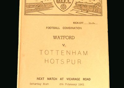 Spurs v Watford 04.02.1961