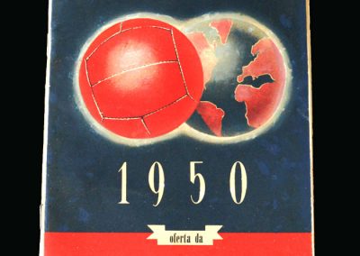 Standard Oil World Cup Tournament Programme 1950
