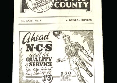 Notts County v Bristol Rovers 22.11.1947