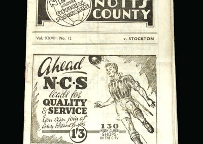 Notts County v Stockton 13.12.1947 (FA Cup 2nd Round)