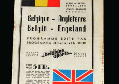 Belgium v England 21.09.1947 2-5 Matthews assists for all 5