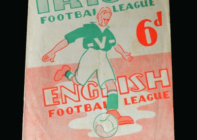 Northern Irish League v English League 22.10.1947