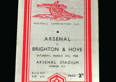 Arsenal v Brighton 27.03.1948