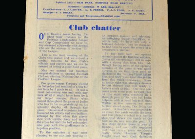 Arsenal v Reading 24.04.1948