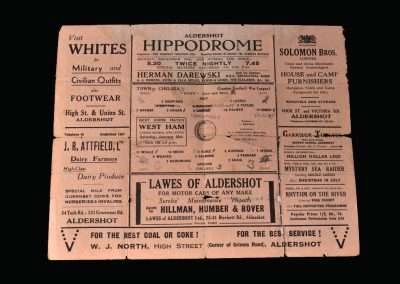 Aldershot v Chelsea 27.12.1941