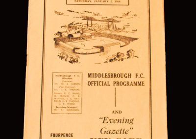 Middlesbrough v Derby 02.01.1960 (2 Goals)