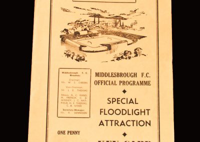 Middlesbrough v Bonn 16.11.1960 (Clough Hat Trick)