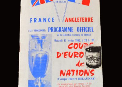 France v England 27.02.1963 (Watching Brief)