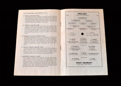 England v West Germany (Under 23) 27.11.1963