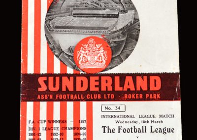 Football League v Scottish League 18.03.1964
