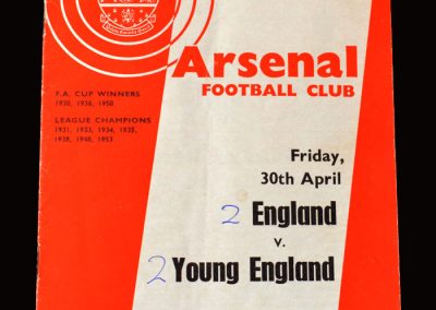 England v Young England 30.04.1965