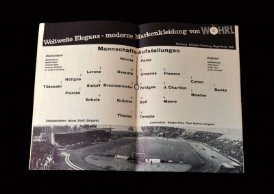 West Germany v England 12.05.1965