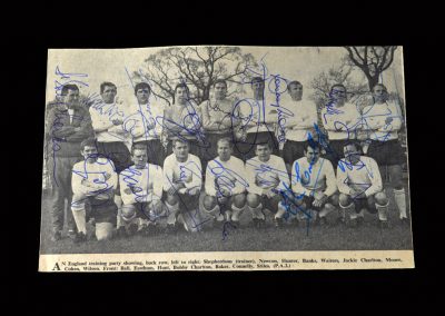 Spain v England 08.12.1965 - Signed Team Photo - Where it all clicked
