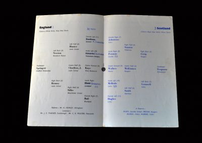 English League v Scottish League 16.03.1966