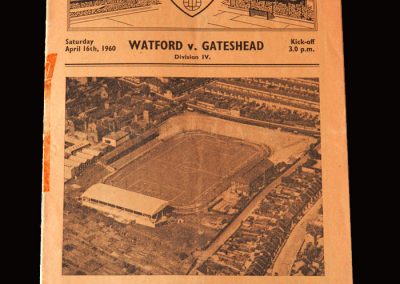 Gateshead v Watford 16.04.1960