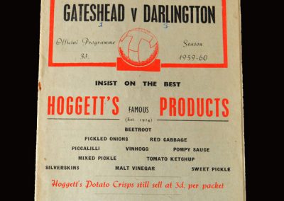 Gateshead v Darlington 18.04.1960