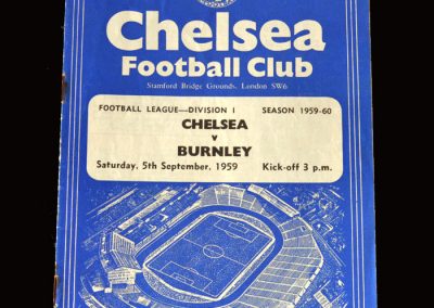 Burnley v Chelsea 05.09.1959