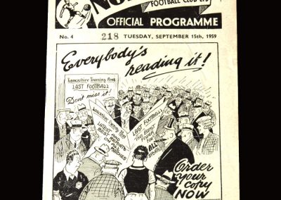 Burnley v Preston 15.09.1959