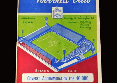 Burnley v Birmingham 26.09.1959