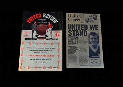 Burnley v Man Utd 26.12.1959