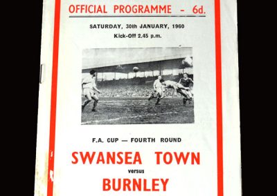Burnley v Swansea 30.01.1960 (FA Cup Round 4)