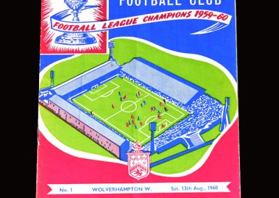 Burnley v Wolves 13.08.1960 (Charity Shield)