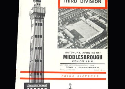 Middlesbrough v Grimsby 08.04.1967