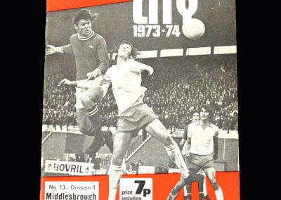 Middlesbrough v Bristol City 22.12.1973