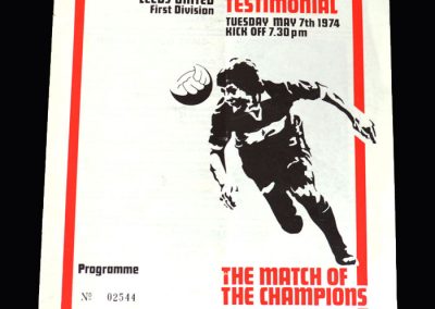 Middlesbrough v Leeds 07.05.1974 (Bill Gates Testimonial)