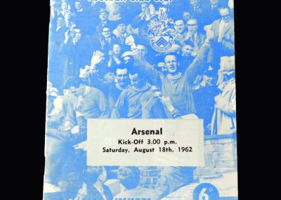 Orient v Arsenal 18.08.1962