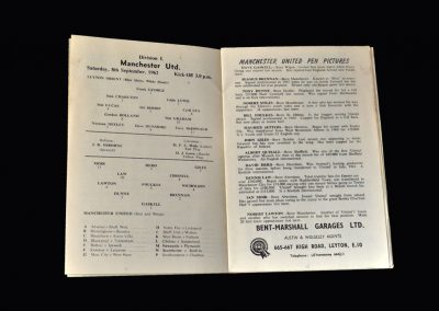 Orient v Man Utd 08.09.1962