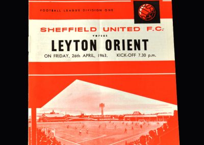 Orient v Sheff Utd 26.04.1963