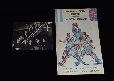 England v Argentina 17.05.1953 (Team Photo - Taylor Debut)