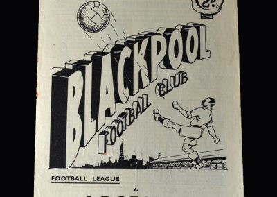 Arsenal v Blackpool 21.02.1953