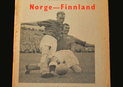 Norway v Finland 26.08.1956