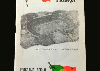 Portugal v France 24.03.1957