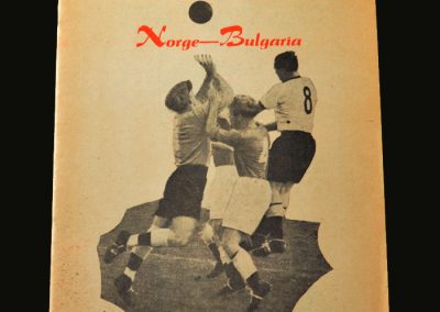 Norway v Bulgaria 22.05.1957