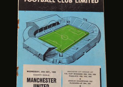 Man Utd v Man City 24.10.1956 (Charity Shield)