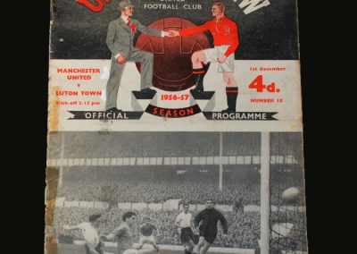 Man Utd v Luton 01.12.1956