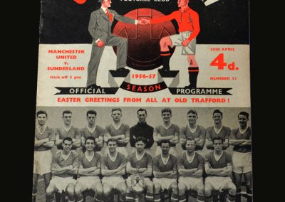 Man Utd v Sunderland 20.04.1957