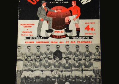 Man Utd v Burnley 22.04.1957