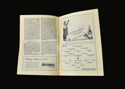 Man Utd v Stavenet 21/23.05.1957